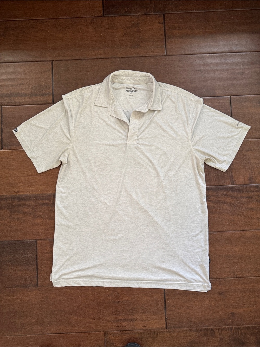 Straight Down golf polo mens shirt